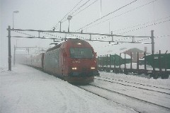 NSB El 18, Finse, 3. December 2003